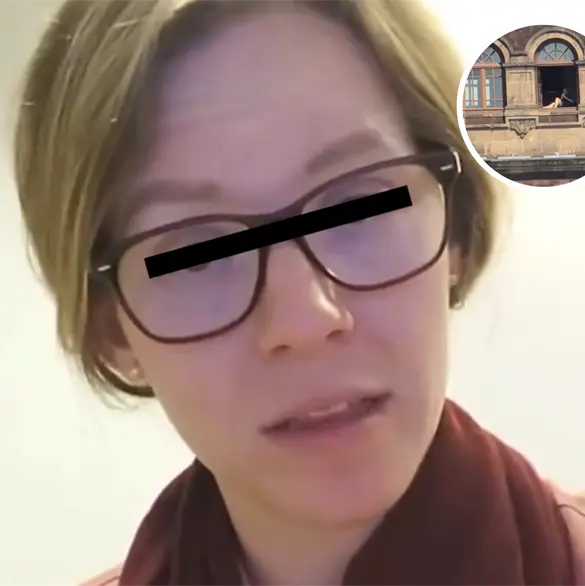 Identifican a la mujer que aparecer&iacute;a en video asole&aacute;ndose en Palacio Nacional