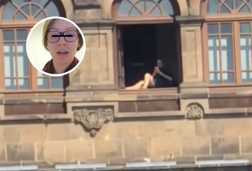 Identificaron a la mujer que aparece en Palacio Nacional.