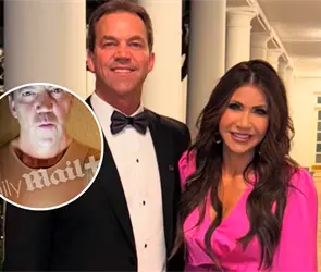 Filtran pol&eacute;micas FOTOS del esposo de la ex secretaria Kristi Noem vestido como mujer 