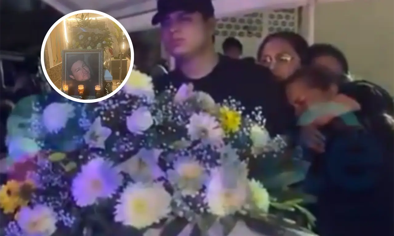  La despedida de Ceci Flores a su hijo. 