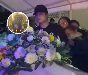 Con el coraz&oacute;n destrozado: Ceci Flores da &uacute;ltimo adi&oacute;s a su hijo Marco Antonio