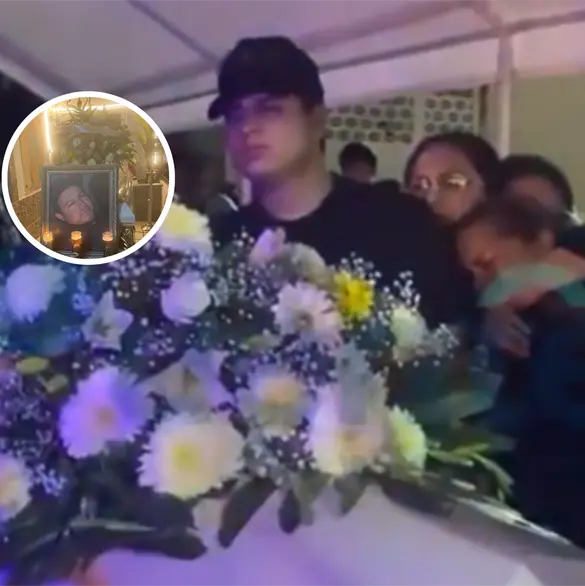 Con el coraz&oacute;n destrozado: Ceci Flores da &uacute;ltimo adi&oacute;s a su hijo Marco Antonio