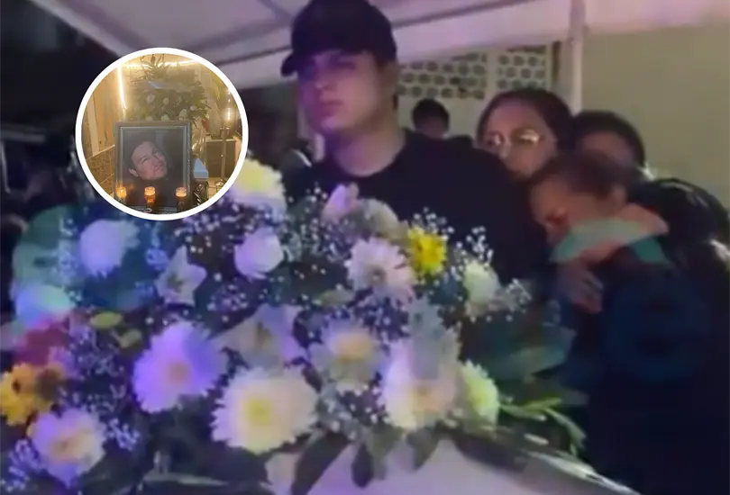 La despedida de Ceci Flores a su hijo.