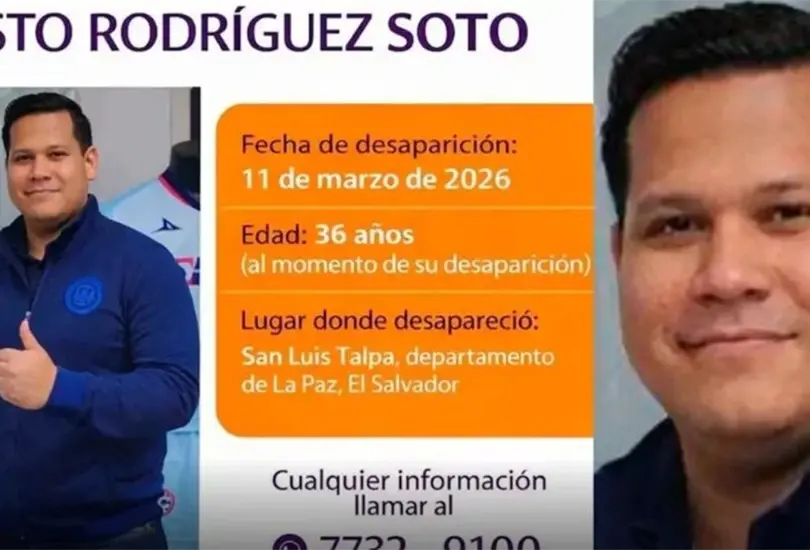 Autoridades de México y El Salvador mantienen una búsqueda activa ante versiones contradictorias sobre su paradero. Autoridades de México y El Salvador mantienen una búsqueda activa ante versiones contradictorias sobre su paradero.