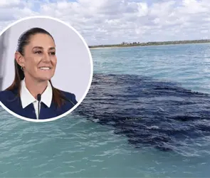 Sheinbaum anuncia apoyo de 15 mil pesos a pescadores por derrame en el Golfo de M&eacute;xico