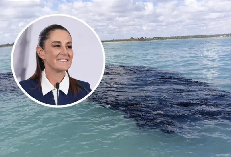 La presidenta refrend&oacute; el compromiso en el saneamiento de contaminaci&oacute;n en el Golfo de M&eacute;xico.