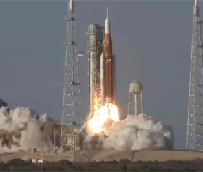 MOMENTO EXACTO: As&iacute; fue el despegue de Artemis II hacia la Luna