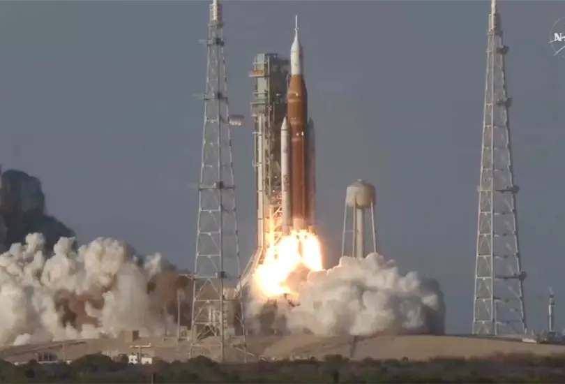 MOMENTO EXACTO: As&iacute; fue el despegue de Artemis II hacia la Luna