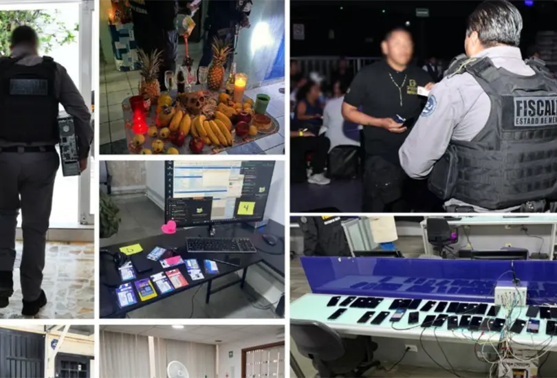 El operativo evidencio el crecimiento de la extorsi&oacute;n telef&oacute;nica en M&eacute;xico.