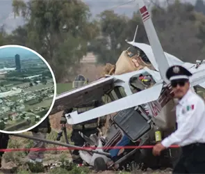 Filtran video de piloto minutos antes de morir en desplome de avioneta en Puebla