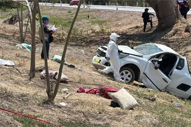 Mueren 5 miembros de una familia en accidente carretero en Acapulco, entre ellos un beb&eacute;