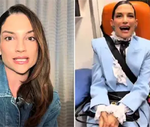 Natalia Jim&eacute;nez aclara que lleg&oacute; en ambulancia a fiesta de Carlos Rivera por un grave padecimiento