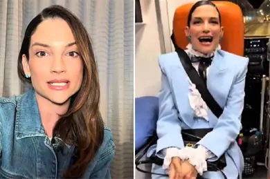 Natalia Jim&eacute;nez aclara que lleg&oacute; en ambulancia a fiesta de Carlos Rivera por un grave padecimiento