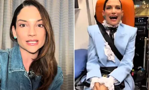 Natalia Jim&eacute;nez aclara que lleg&oacute; en ambulancia a fiesta de Carlos Rivera por un grave padecimiento