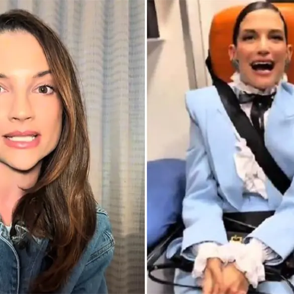 Natalia Jim&eacute;nez aclara que lleg&oacute; en ambulancia a fiesta de Carlos Rivera por un grave padecimiento