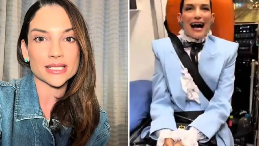 Natalia Jim&eacute;nez aclara que lleg&oacute; en ambulancia a fiesta de Carlos Rivera por un grave padecimiento