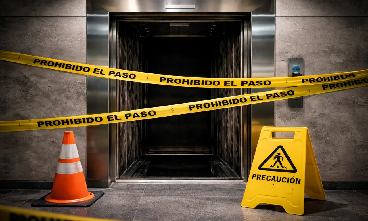  Fatal descuido: hombre cae al vacío en elevador sin cabina en Santa Fe 