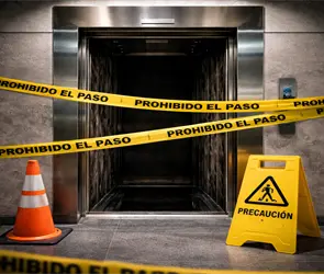 Fatal descuido: hombre cae al vac&iacute;o en elevador sin cabina en Santa Fe