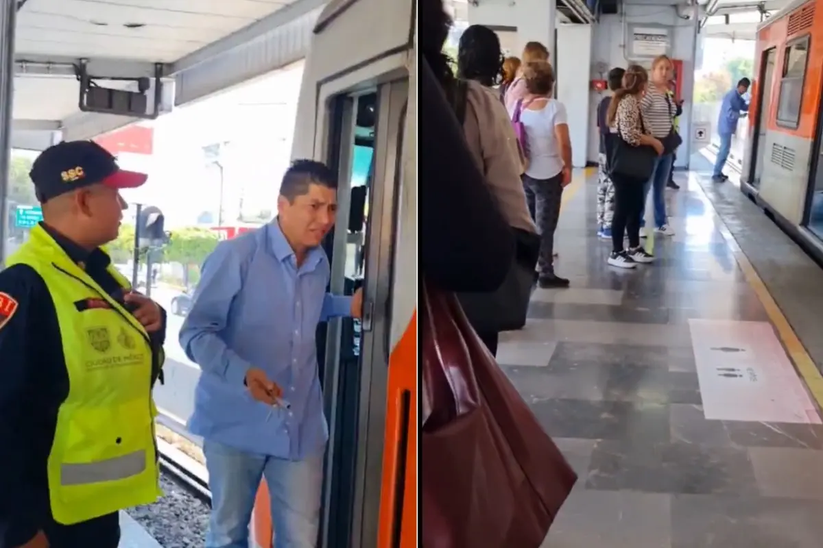  "Se viene desmayando": pánico en Metro CDMX por conductor que manejaba en estado errático 