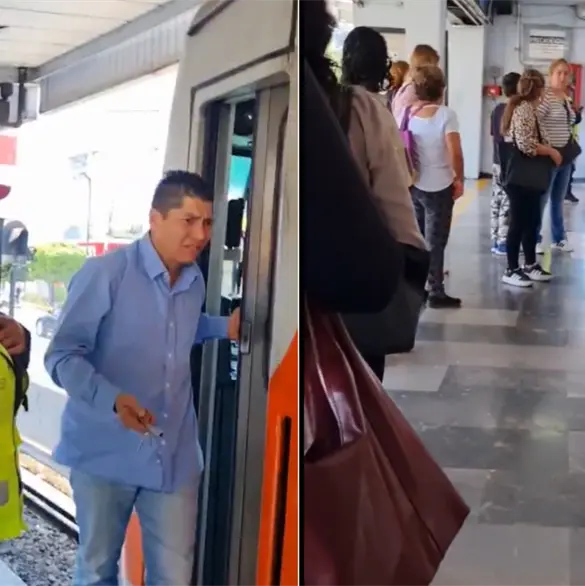 Se viene desmayando: p&aacute;nico en Metro CDMX por conductor que manejaba en estado err&aacute;tico