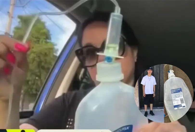 Zahid muri&oacute; tras aplicarse suero vitaminado para la resaca