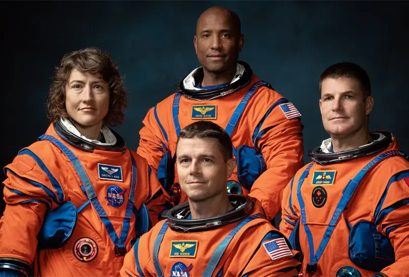 Los astronautas que fueron a la Luna.