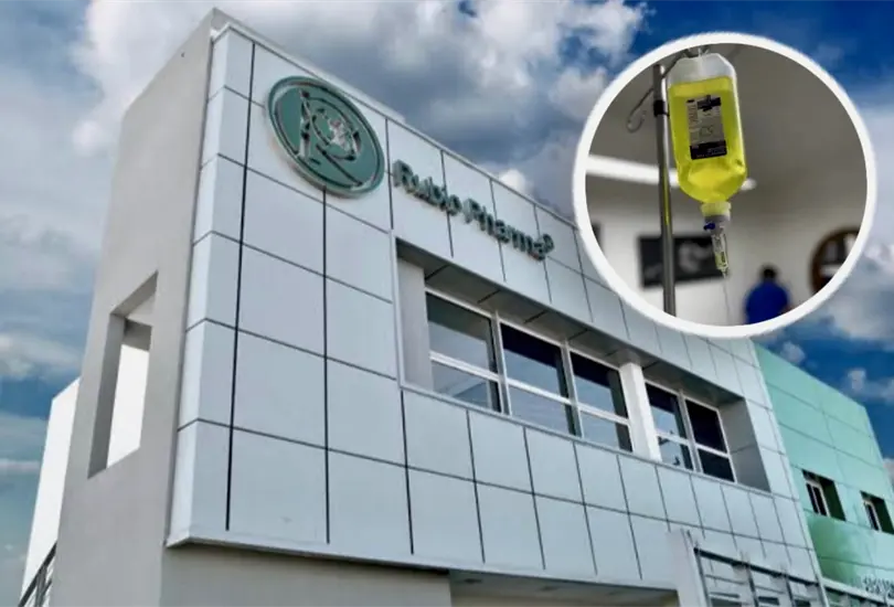 Farmacéutica Rubio Pharma niega venta de "sueros vitaminados" tras muertes en Hermosillo Farmacéutica Rubio Pharma niega venta de "sueros vitaminados" tras muertes en Hermosillo
