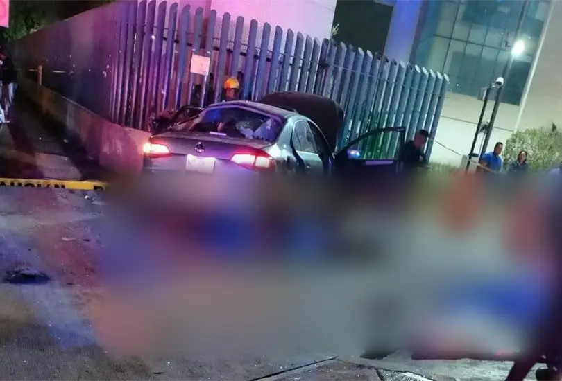 El momento del incidente en Tecámac. El momento del incidente en Tecámac.