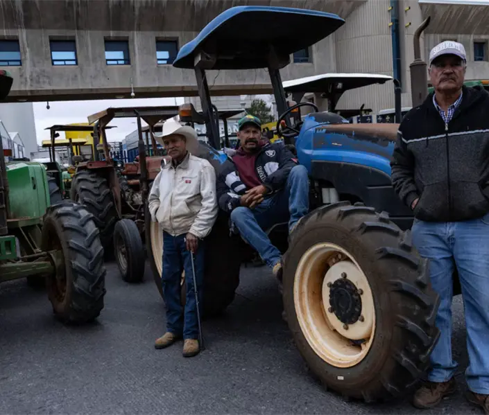 Las demandas de campesinos y transportistas que presionan a Sheinbaum