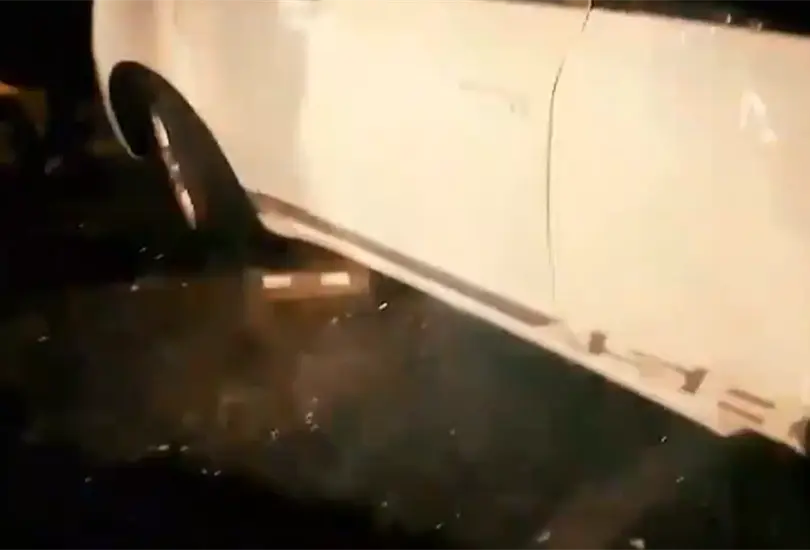 El momento exacto del atropellamiento en Tec&aacute;mac.