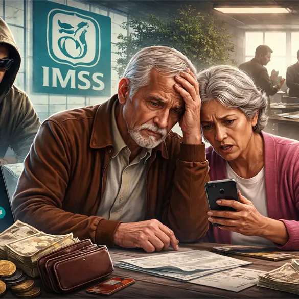 Fraude a pensionados del IMSS en 2026: as&iacute; vac&iacute;an cuentas con falsas promesas