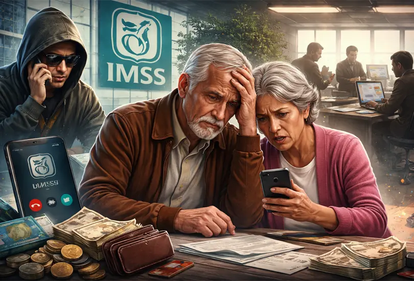 Fraude a pensionados del IMSS en 2026: así vacían cuentas con falsas promesas Fraude a pensionados del IMSS en 2026: así vacían cuentas con falsas promesas