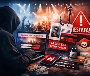 Estafas digitales crecen: enga&ntilde;an a fans con supuestos accesos VIP a conciertos
