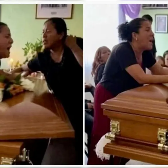 Dos mujeres se enfrentan a golpes por el mismo hombre durante su velorio Dos mujeres se enfrentan a golpes por el mismo hombre durante su velorio