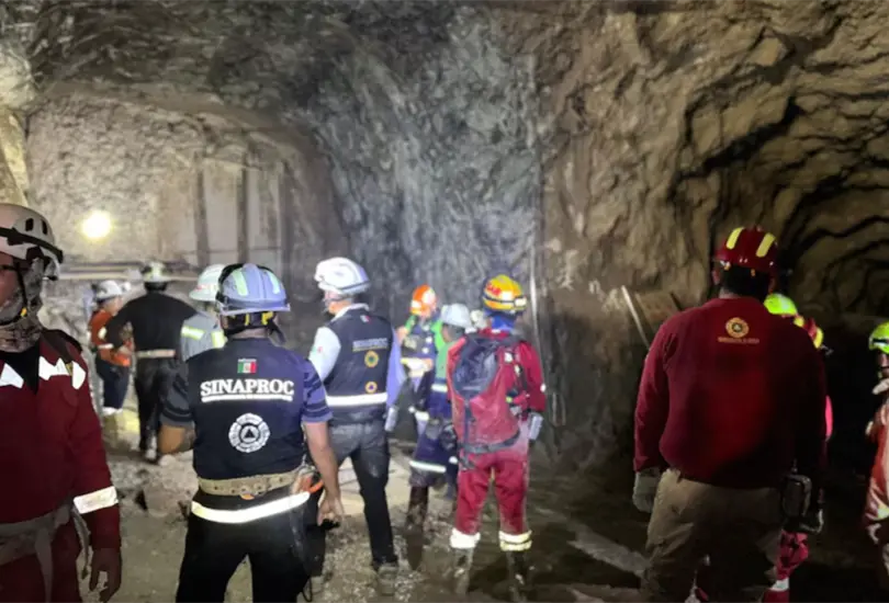 El rescate del segundo minero marca un punto clave en el operativo en la mina Santa Fe.