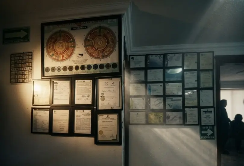 M&eacute;dico de "sueros vitaminados" en Sonora presum&iacute;a 30 t&iacute;tulos y usaba material ilegal