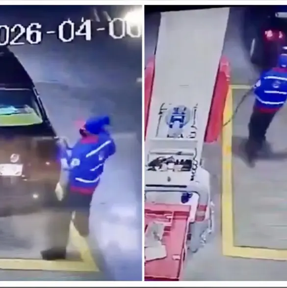 "Lady Gasolina": mujer escapa sin pagar combustible en Puebla | VIDEO