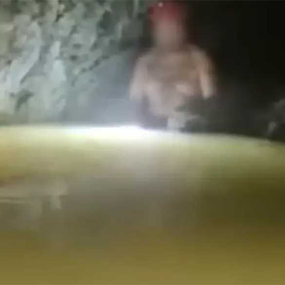 Filtran impactante video del rescate de Francisco Zapata, minero que sobrevivi&oacute; 13 d&iacute;as bajo tierra en Santa Fe