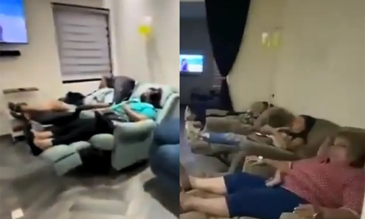  Pacientes recibían sueros intravenosos en una misma sala, sin condiciones adecuadas de salubridad. 