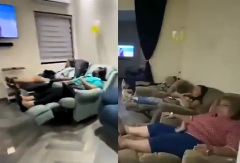 Pacientes recib&iacute;an sueros intravenosos en una misma sala, sin condiciones adecuadas de salubridad.