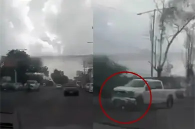 Video capta el momento en que motociclista es atropellado y arrastrado 50 metros en Tultitlán Video capta el momento en que motociclista es atropellado y arrastrado 50 metros en Tultitlán