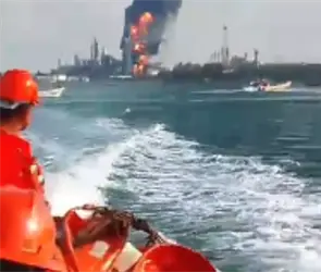 "Vali&oacute; vxrg4": Videos del incendio en Dos Bocas desatan miedo en Tabasco
