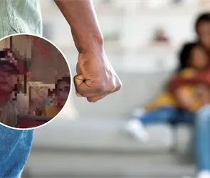 Exhiben a hombre que amenaz&oacute; de muerte a su expareja frente a su hija en restaurante de SLP