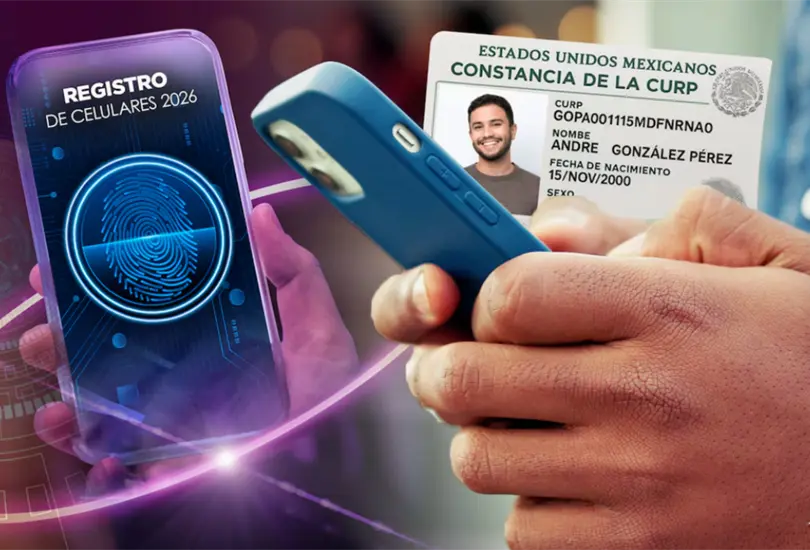 Vincular el celular con la CURP ser&aacute; obligatorio en M&eacute;xico en 2026; no hacerlo limitar&aacute; el servicio de telefon&iacute;a.