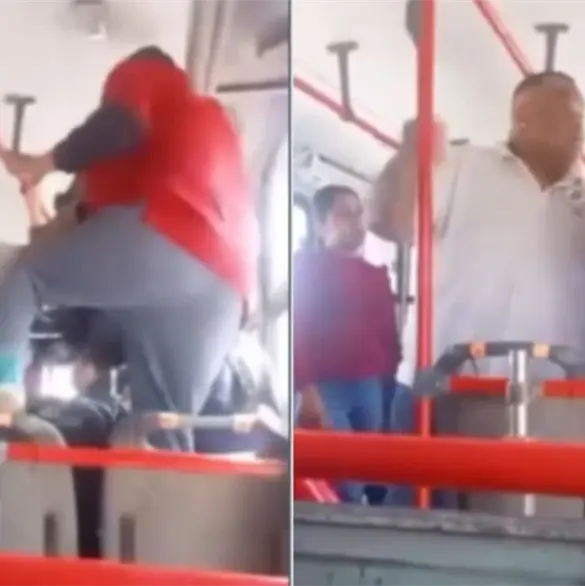 Chofer de cami&oacute;n enfrenta a presunto acosador de menor y lo baja a golpes en Jalisco