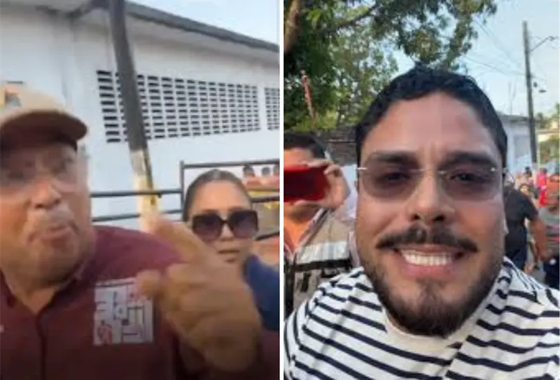 El momento de la amenaza qued&oacute; captado en video.