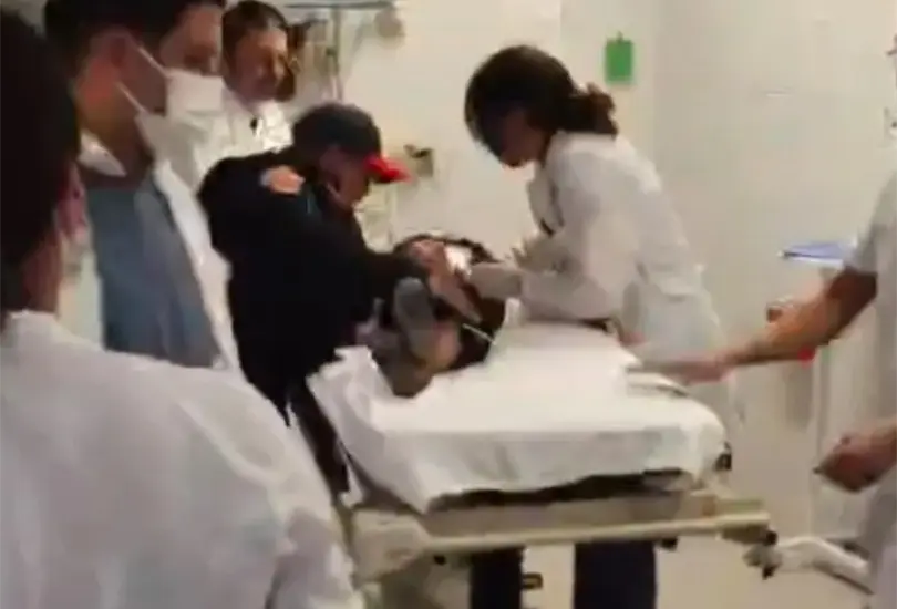 Samuel fue herido en la cabeza por un sujeto mientras se encontraba en una zona de juegos infantiles en Santa Fe.