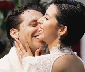 Est&aacute; grave: Nodal cancela su boda religiosa con &Aacute;ngela Aguilar por la inseguridad