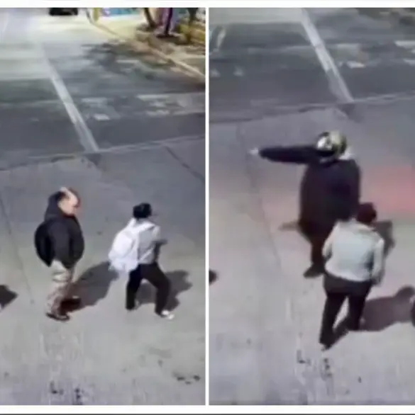 Delincuentes asaltan en segundos a personas que esperaban transporte a las 6 de la ma&ntilde;ana en Ecatepec | VIDEO