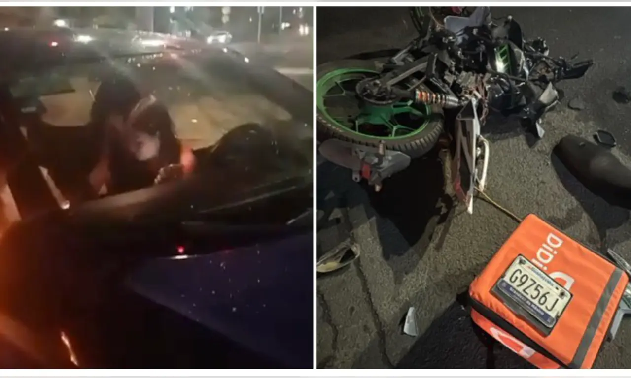  “Lo arrastró y quiso huir”: conductora ebria mata a repartidor de DiDi en Celaya 